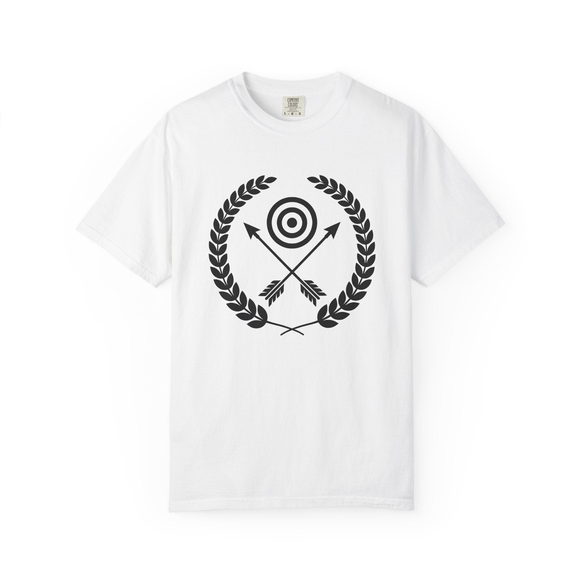 Archery Target Shirt Archery Competition Gift Women Minimalist Tee Bullseye T-Shirt Archer Enthusiast Simple Tshirt Tournament Graphic