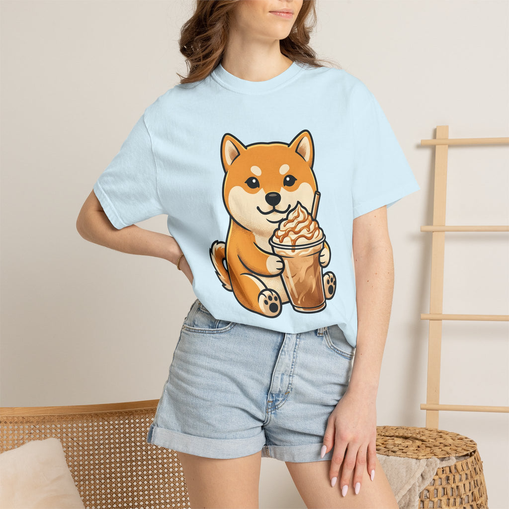 Shiba Inu Espresso Shirt Coffee Pet Gift Women Anime Tee Shiba T-Shirt Coffee Fan Manga Tshirt Dog Graphic Doodle Caramel Brew Tshirt