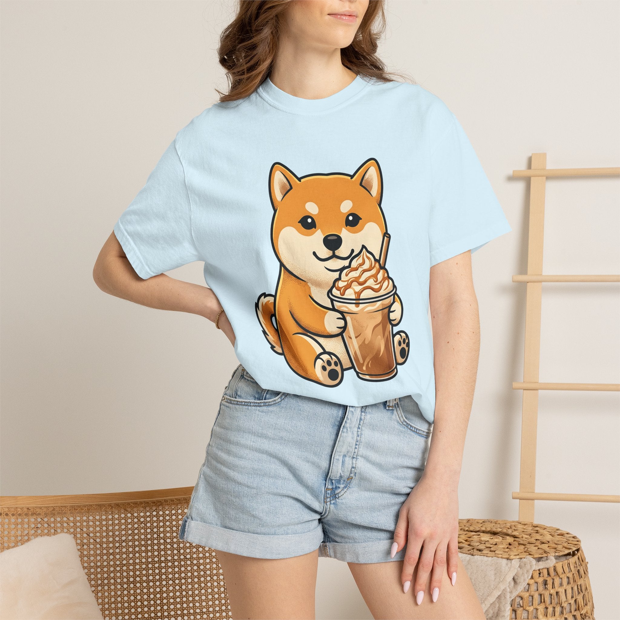 Shiba Inu Espresso Shirt Coffee Pet Gift Women Anime Tee Shiba T-Shirt Coffee Fan Manga Tshirt Dog Graphic Doodle Caramel Brew Tshirt