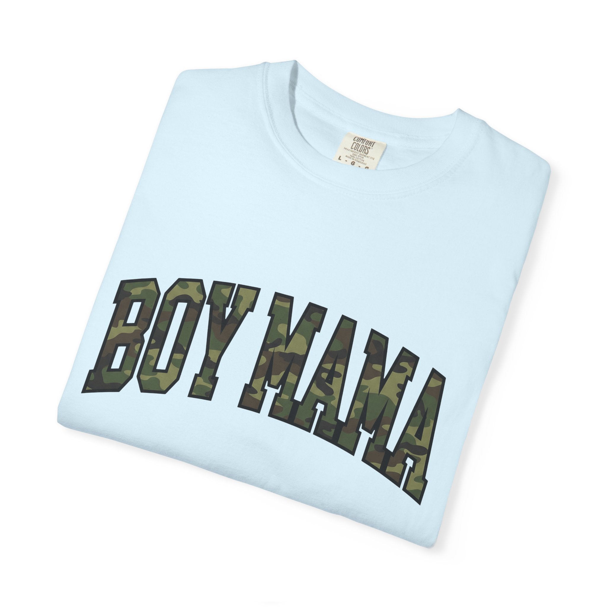 Camo Varsity Font Shirt Moms Kin Gift Women Thick Tee Varsity T-Shirt Motherhood Fan Bold Tshirt Family Graphic Nostalgic Camo Design Tshirt
