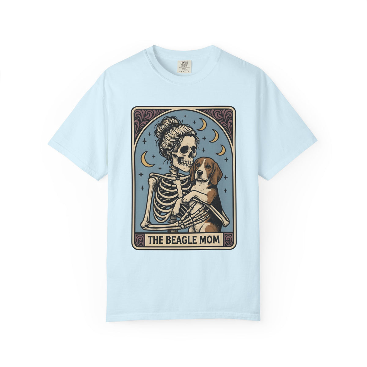 Skeleton Woman Beagle Shirt Halloween Dog Gift for Women Vintage Tee Skeleton