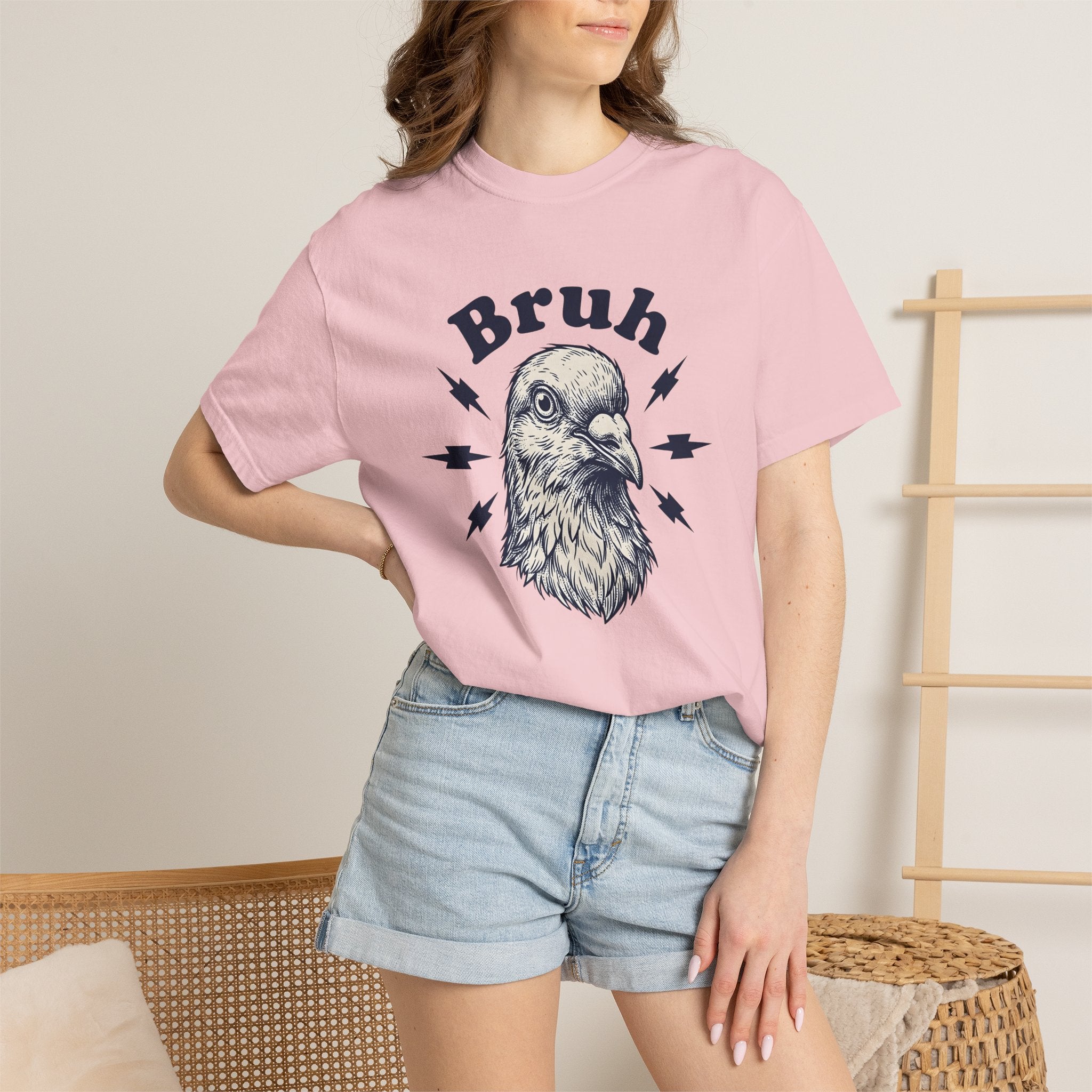 Dove Head Shirt Funny Pet Gift Women Line Art Tee Pigeon T-Shirt Humor Fan Dove Graphic Classic Tshirt Electric Bolts Tshirt