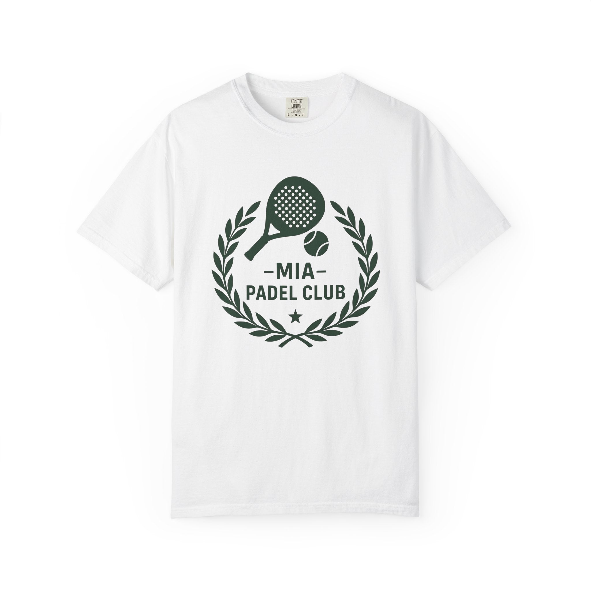 Paddle Racket Shirt Sports Exercise Gift Women Simple Tee Racket T-Shirt Athlete Enthusiast Minimalist Tshirt Fitness Graphic Retro Wreath