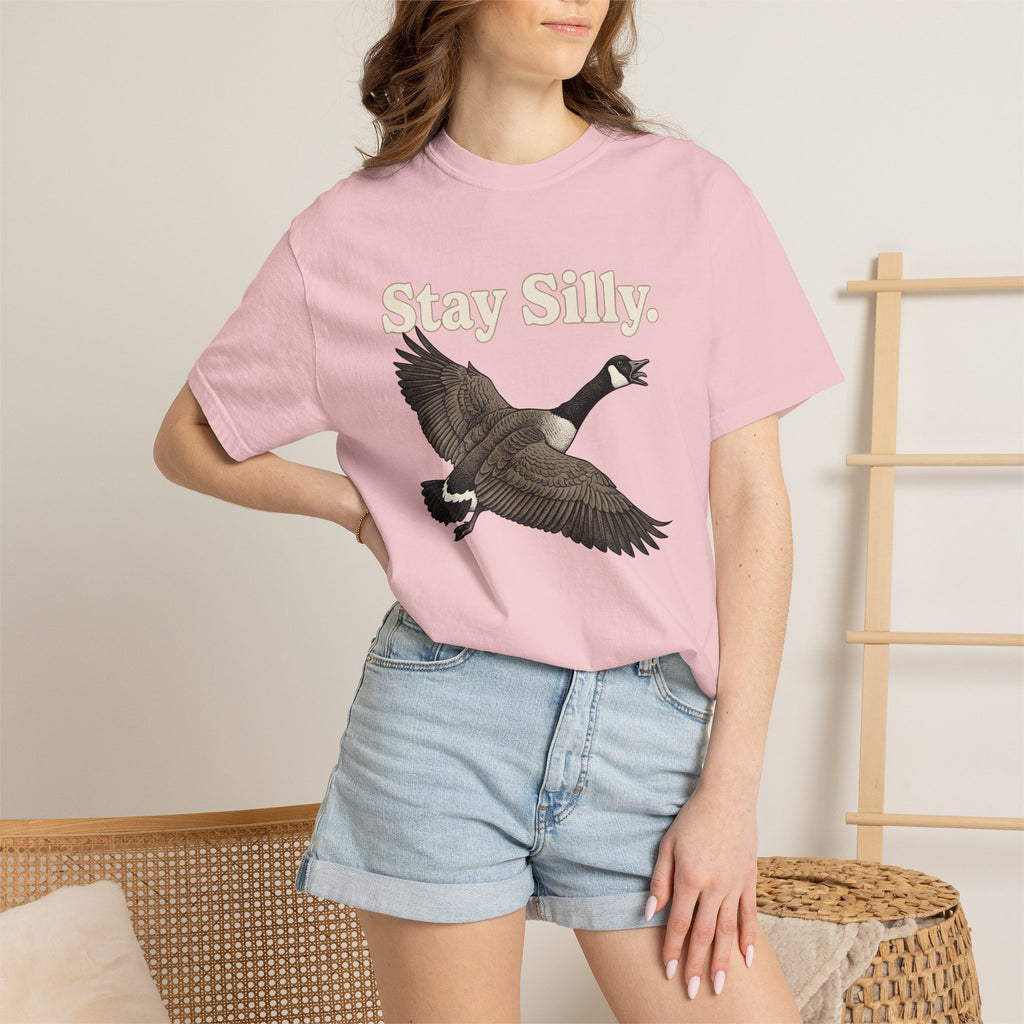 Soaring Goose Shirt Animals Fauna Gift Women Retro Tee Goose T-Shirt Wildlife Fan Vintage Tshirt Wildlife Graphic Sketch Funny Tshirt