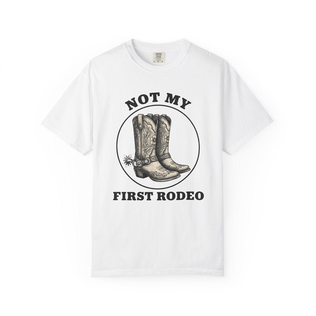 Leather Boots Shirt Cowgirl Rodeo Gift Women Classic Tee Boots T-Shirt Cowgirl Fan Bootlegger Graphic Tshirt Outline Flower Print Tshirt