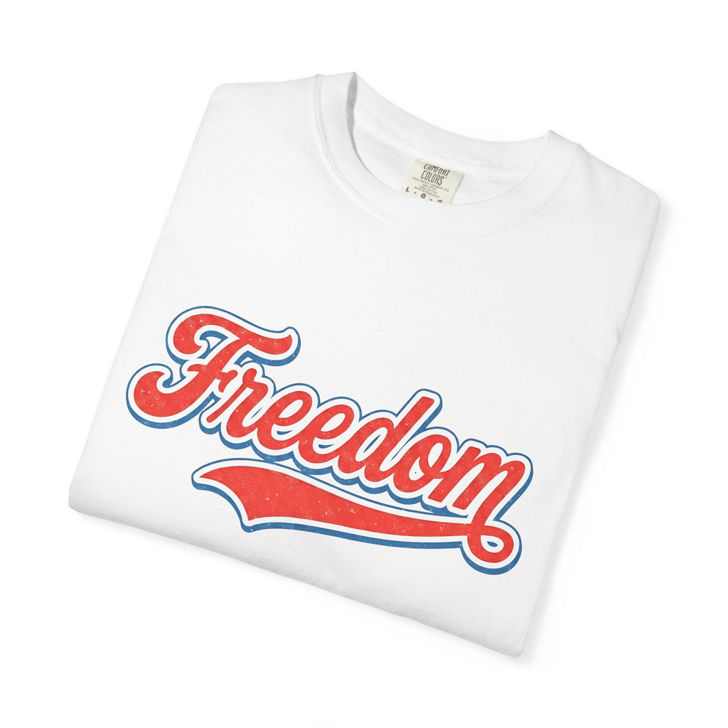 Vintage Varsity Lettering Shirt America Patriotism Gift Women Classic Tee Letterman T-Shirt American Enthusiast Retro Tshirt Nationalistic