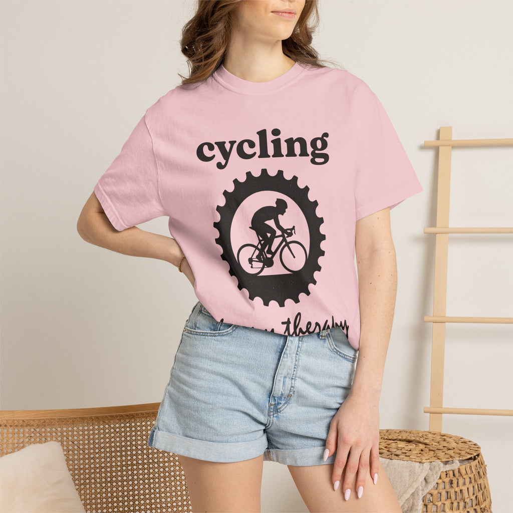 Cyclist Graphic Shirt Cycling Fitness Gift Women Silhouette Tee Biker T-Shirt Cyclist Enthusiast Outline Tshirt Workout Graphic Minimalist