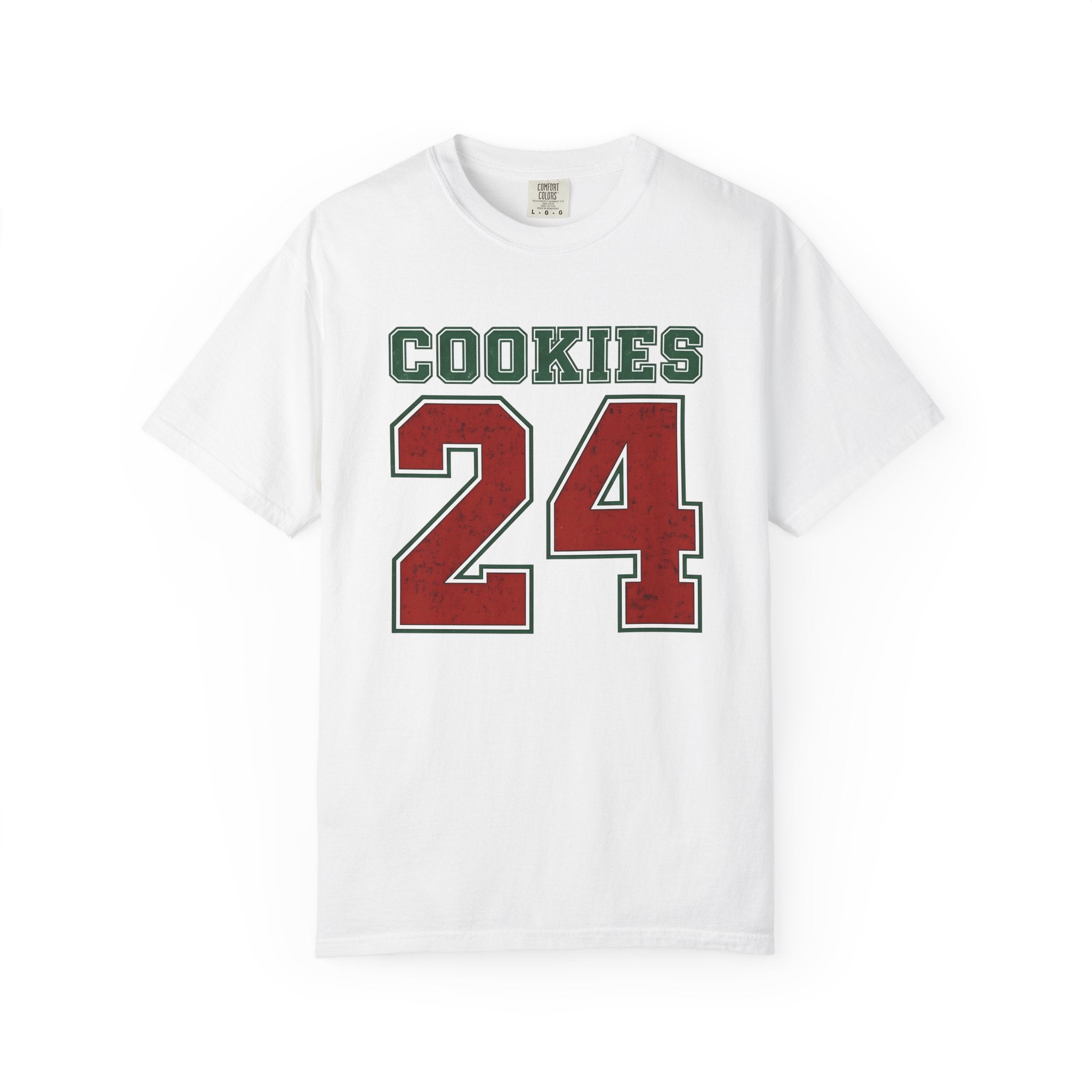 Varsity Numbers Shirt Christmas Baking Gift Women Vintage Tee Number T-Shirt Xmas Fan Cookie Graphic Retro Bold Text Tshirt