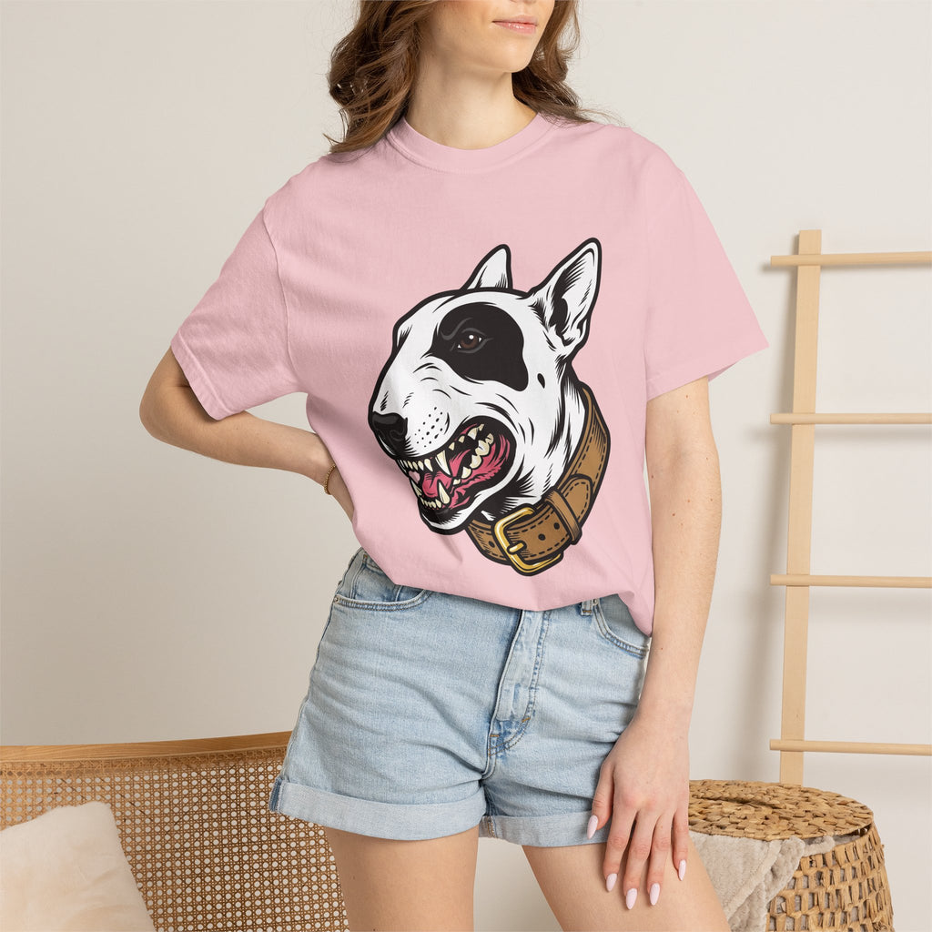 Bull Terrier Dog Shirt Dog Pet Supplies Gift Women Sketch Tee Bull Terrier T-Shirt Dog Fan Bull Tshirt Pet Accessories Graphic Hand Drawn