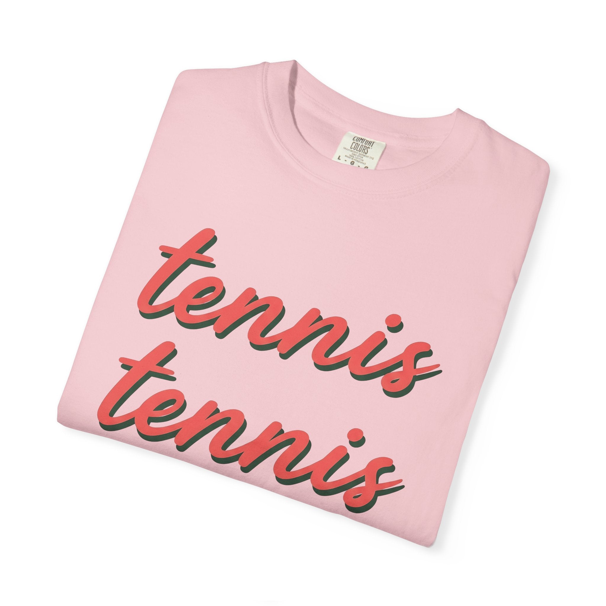 Tennis Font Shirt Tennis Player Gift Women Old School Tee Typography T-Shirt Tennis Fan Vintage Tshirt Athlete Graphic Basic Multi-Layer