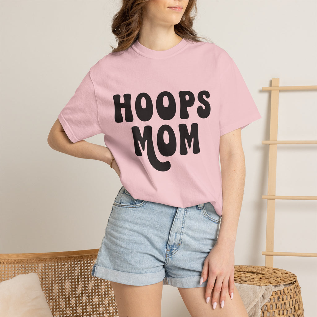 Bold Old School Text Shirt Basketball Mom Basketball Mom Kinship Gift Women Abstract Tee Typography T-Shirt Basketball Mom Fan Abstract Art
