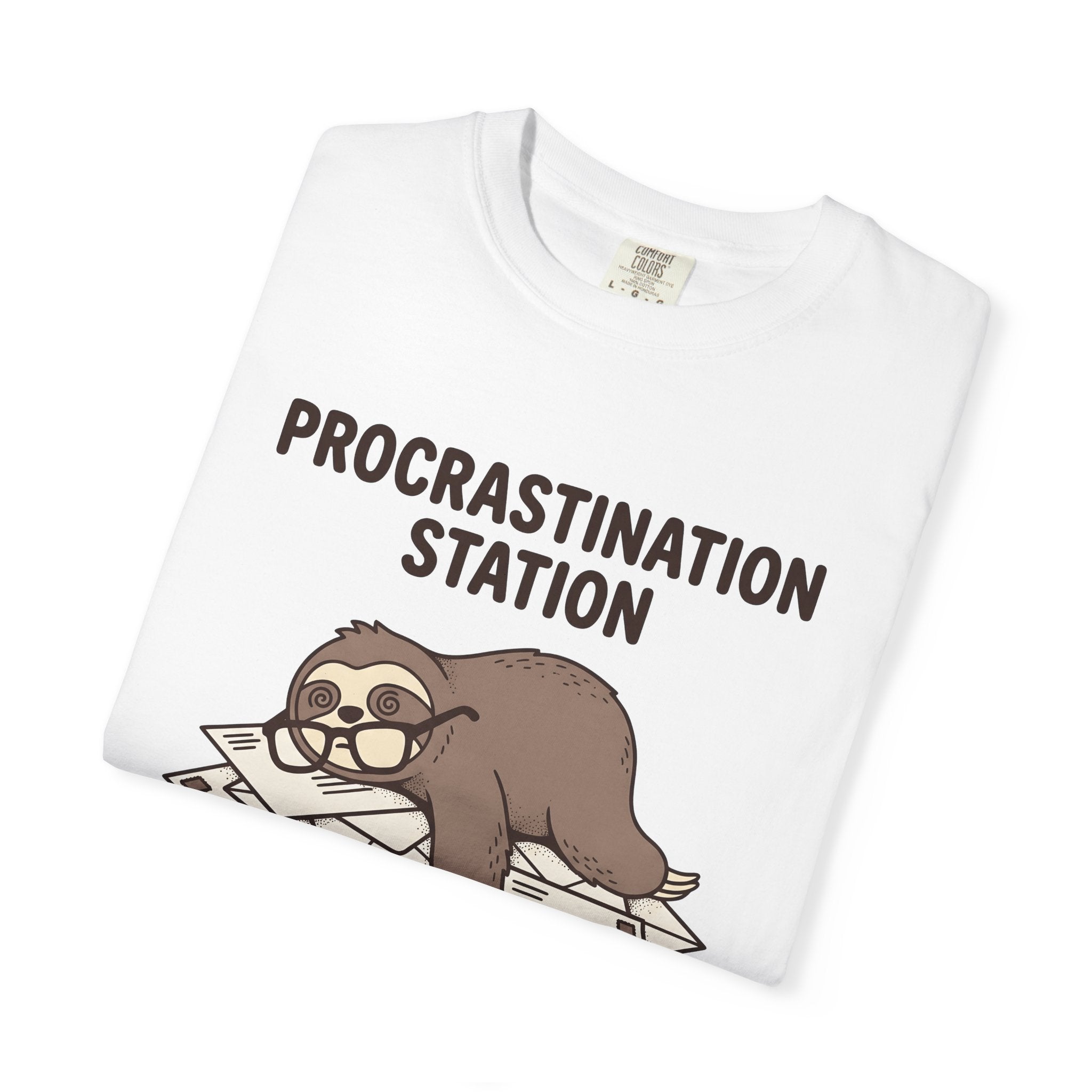 Sloth Mail Shirt Funny Animal Gift Women Cartoon Tee Mail Carrier T-Shirt Humor Fan Comic Tshirt Wildlife Graphic Doodle Glasses Tshirt