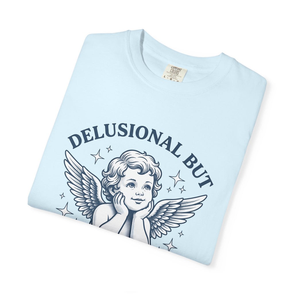 Heavenly Figure Shirt Funny Humor Gift Women Classic Tee Angel T-Shirt Comedy Fan Retro Tshirt Witty Graphic Doodle Twinkles Tshirt