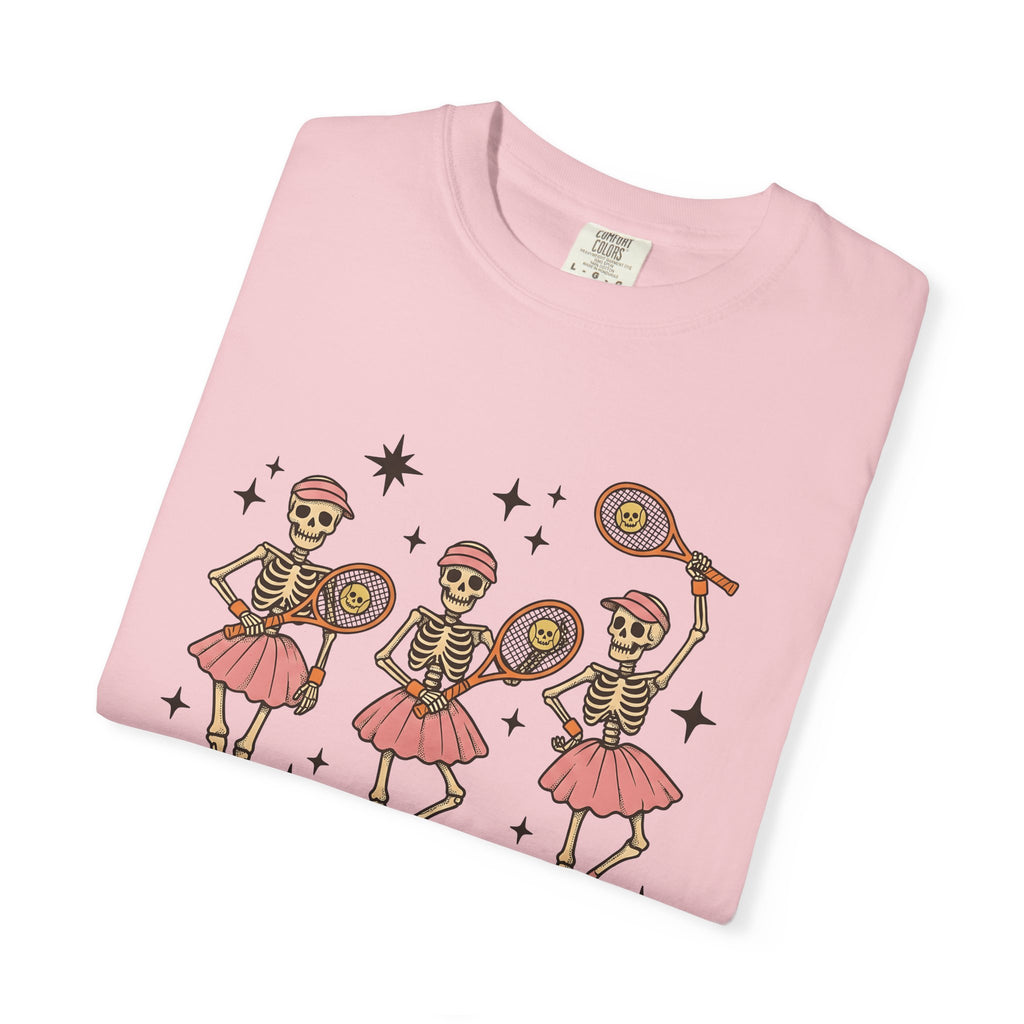 Bone Ballet Dancers Shirt Sports Spooky Gift Women Graphic Tee Skeleton T-Shirt Athlete Fan Graphic Tshirt Horror Illustration Classic