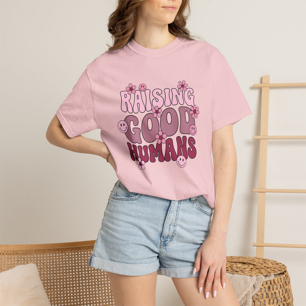 Smileys Shirt Moms Household Gift Women Hand Drawn Tee Emoticons T-Shirt Mother Fan Illustrated Tshirt Home Graphic Doodle Floral Tshirt