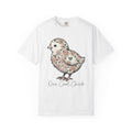 Blossom Hen Shirt Easter Wildlife Gift Women Indie Tee Chicken T-Shirt Spring Fan Hen Tshirt Wildlife Illustration Classic Heart Shape