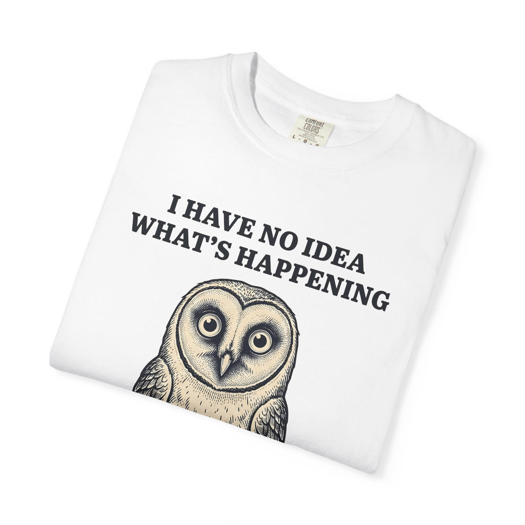 Owl Graphic Shirt Animal Humor Gift Women Vintage Tee Hoot T-Shirt Pet Fan Retro Tshirt Funny Graphic Hand Drawn Animal Tshirt