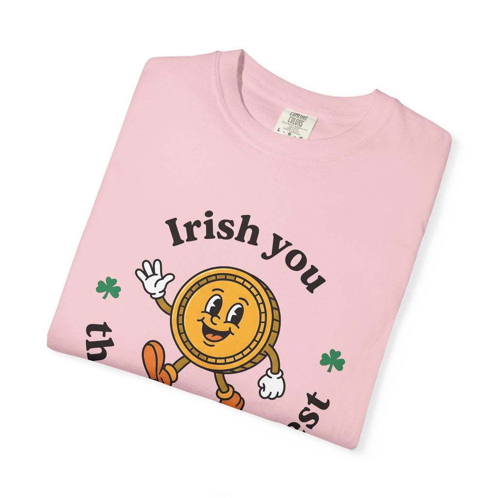 Lucky Coin Shirt St Patrick's Day Humor Gift Women Cartoon Tee Charms T-Shirt St Patricks Fan Comic Tshirt Funny Graphic Retro Shamrock