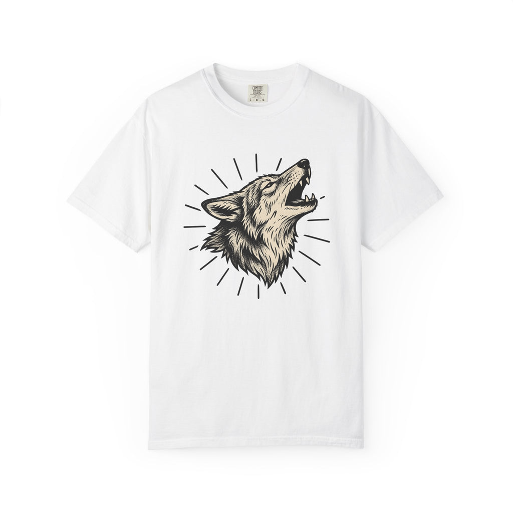 Wolf Muzzle Shirt Wolf Fauna Gift Women Sketch Tee Wolf Face T-Shirt Wolf Fan Canine Graphic Tshirt Drawing Illustration Wildlife Graphic
