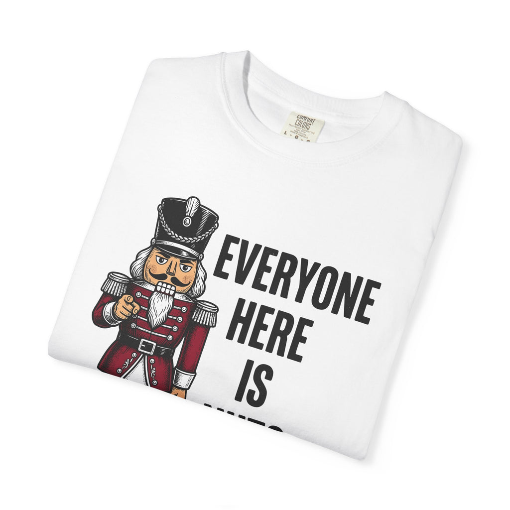 Nutcracker Soldier Shirt Christmas Humor Gift Women Vintage Tee Toy Soldier T-Shirt Xmas Fan Retro Tshirt Funny Graphic Hand Drawn Uniform