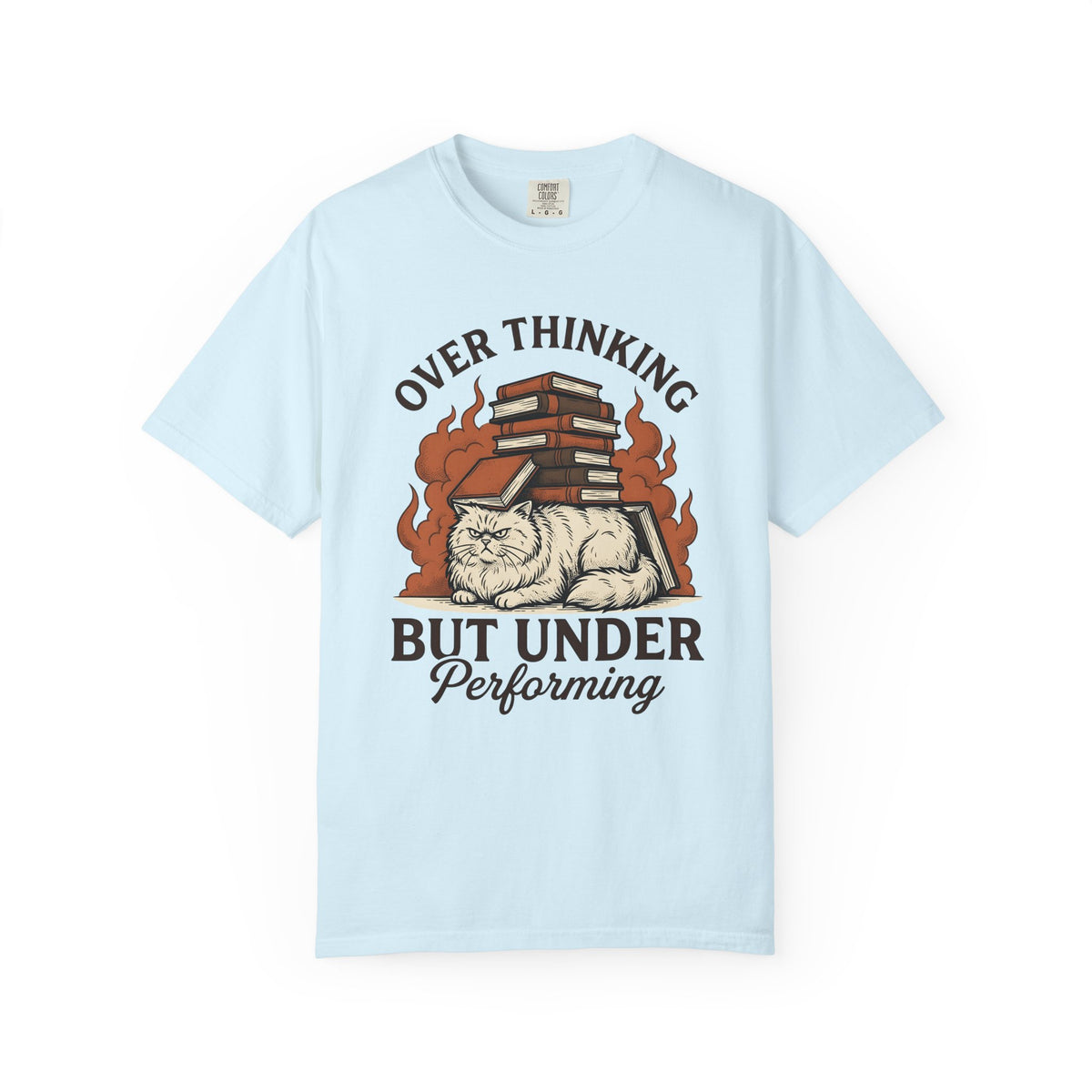 Grumpy Cat Shirt Cat Bookworm Unisex Gift Vintage Tee Kitty T-Shirt Feline Fan