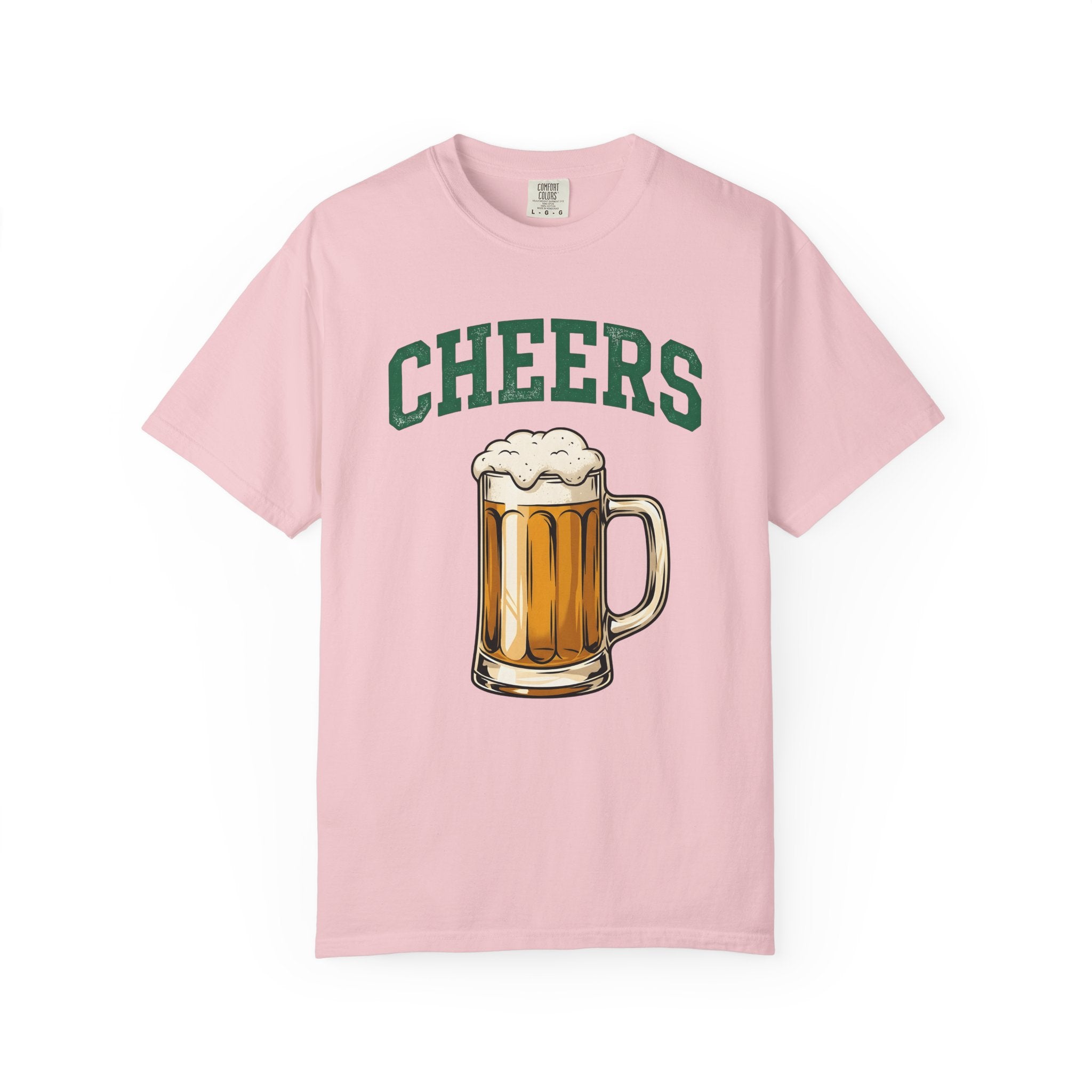 Beer Glass Shirt St Patrick's Day Alcohol Gift Women Retro Tee Pint Glass T-Shirt Beer Fan Vintage Tshirt Boozy Graphic Sketch Beer Head