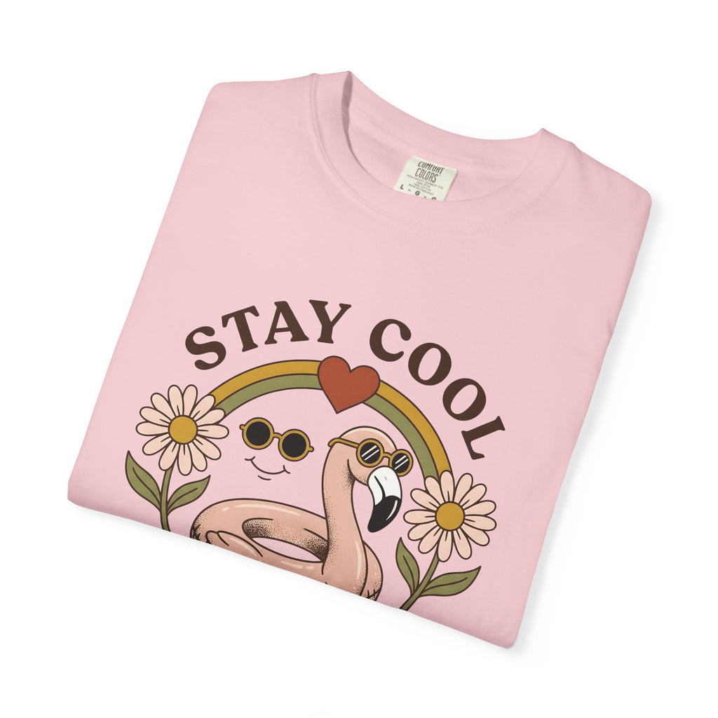 Flamingo Pool Float Shirt Sports Beach Gift Women Nostalgic Tee Inflatable T-Shirt Athlete Fan Coastal Graphic Tshirt Classic Sunflower