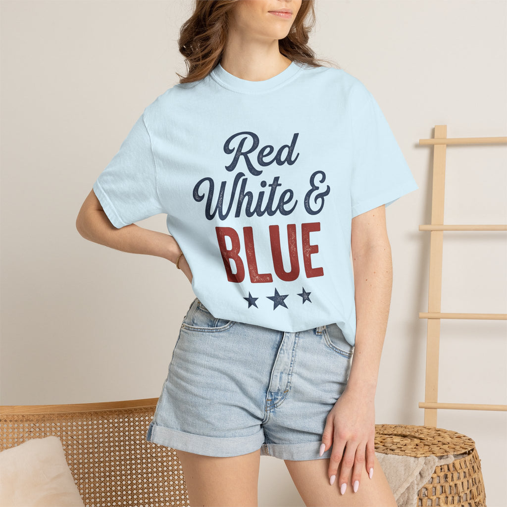America Text Shirt 4th Of July Freedom Gift Women Heritage Tee American T-Shirt Independence Day Enthusiast Vintage Tshirt Liberty Graphic