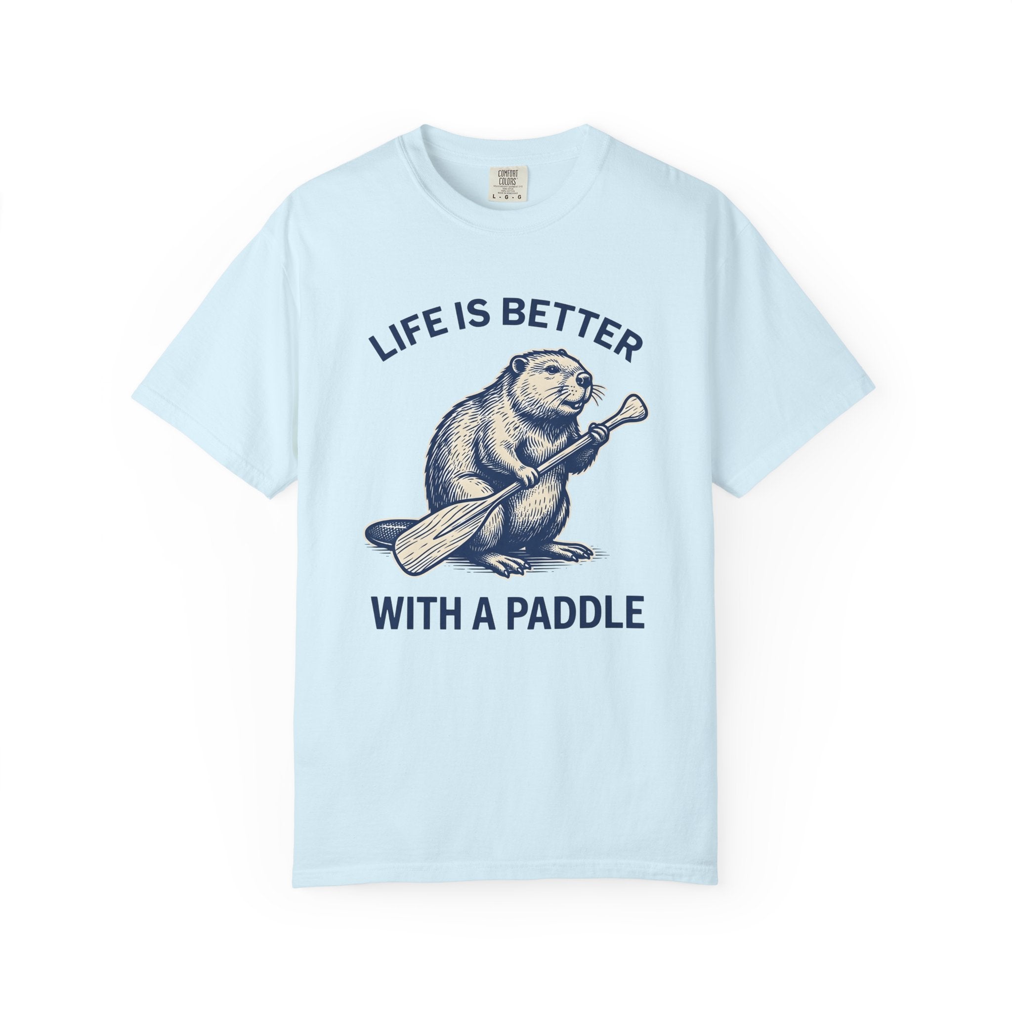 Beaver Oar Shirt Sports & Activities Hiking Gift Women Retro Tee Paddle T-Shirt Athlete Enthusiast Vintage Tshirt Trekker Graphic Sketch