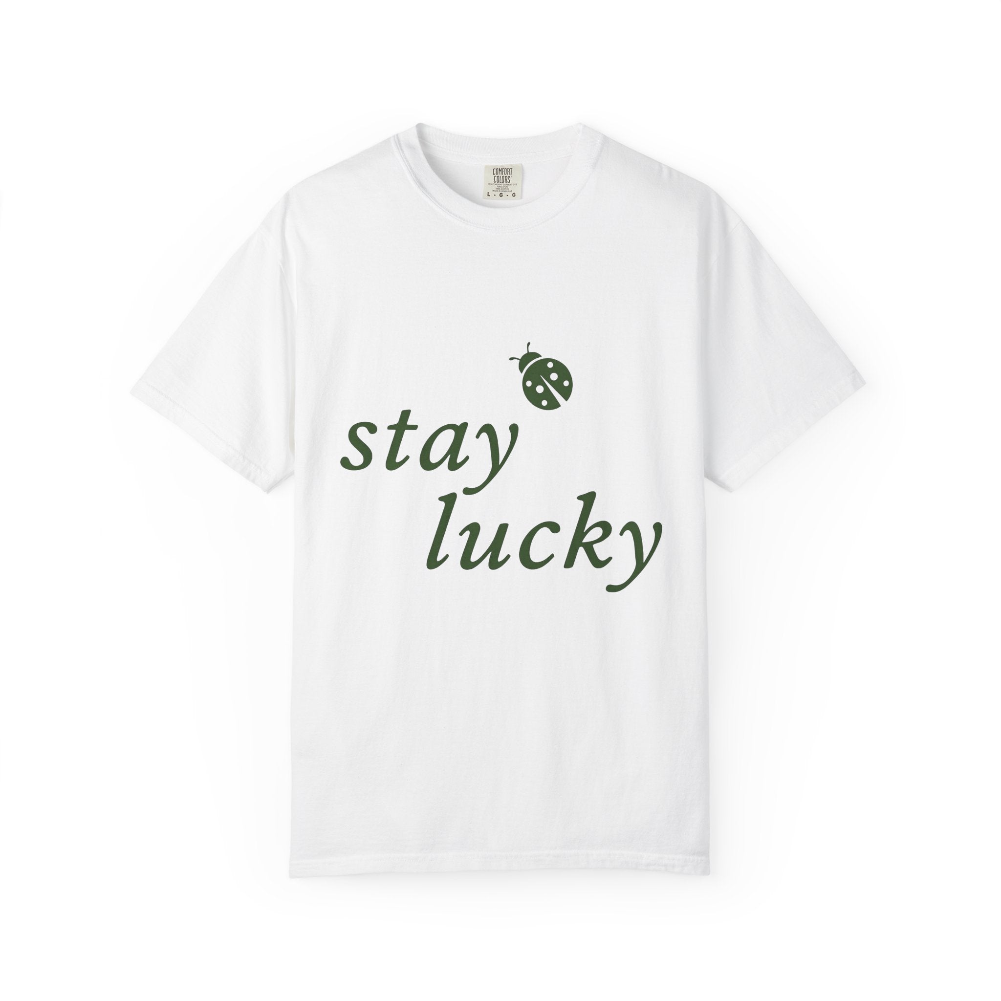 Ladybug Design Shirt St Patrick's Day Happiness Gift Women Simple Tee Ladybug T-Shirt Luck Fan Lady Tshirt Joy Graphic Vintage Good Luck