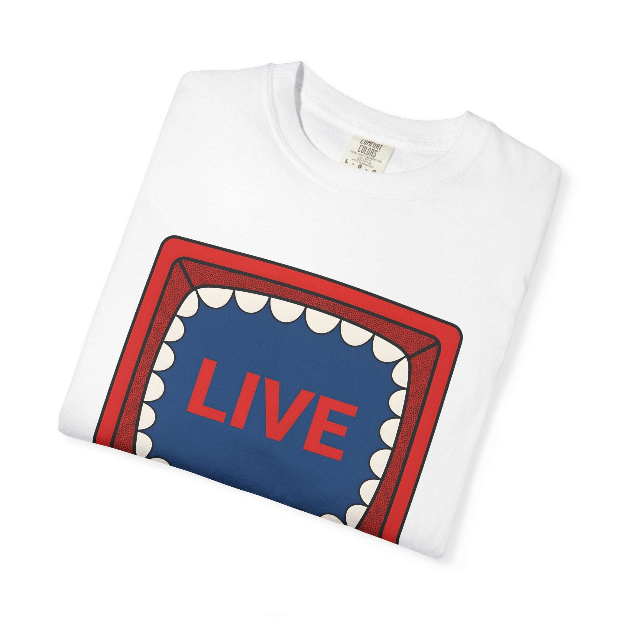 Vintage Television Shirt Retro Jokes Gift Women Comic Art Tee Old Tv T-Shirt Retro Enthusiast Cartoon Tshirt Humor Graphic Joke Design