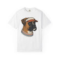 Boxer Canine Shirt Dog Pet Care Gift Women Old School Tee Boxer Dog T-Shirt Dog Owner Fan Boxer Art Tshirt Pet Grooming Graphic Cartoon