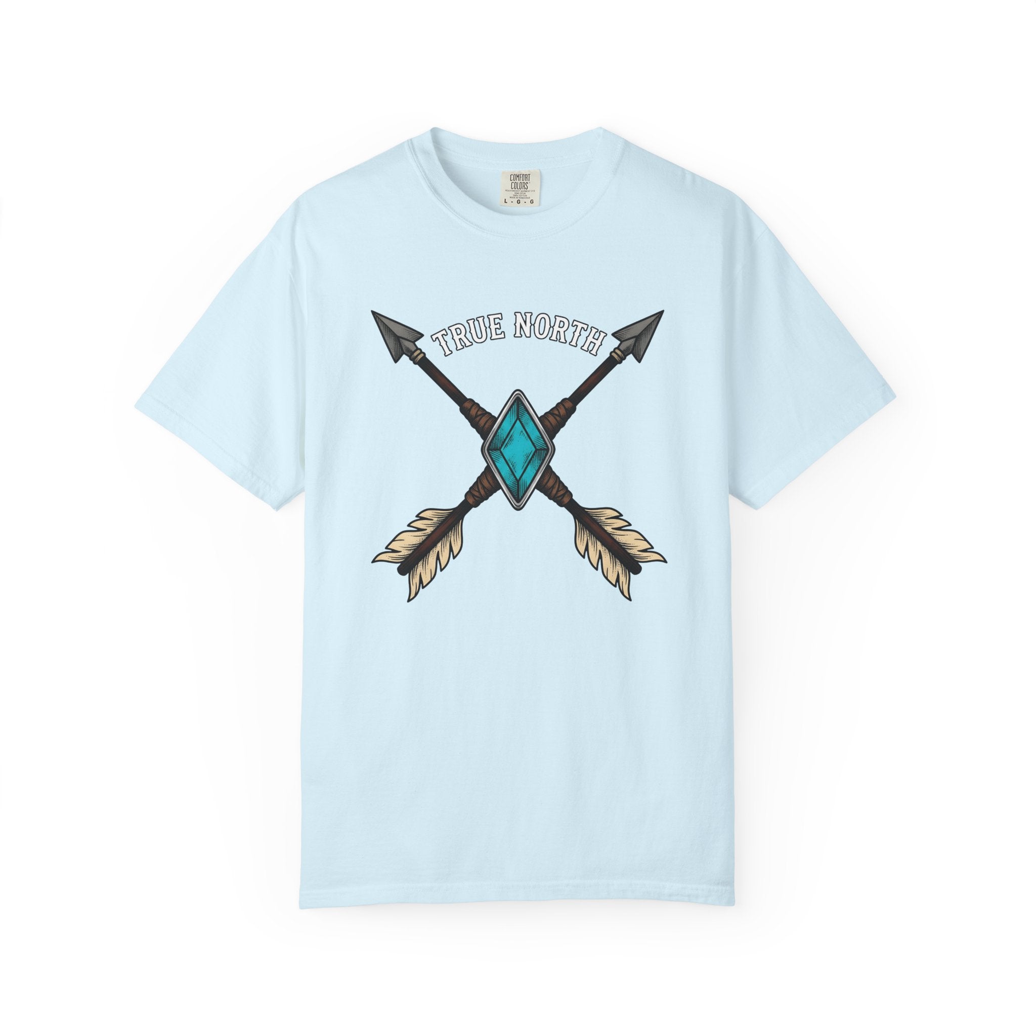 Crossed Arrows Shirt Boho Chic Exploration Gift Women Line Art Tee Arrow T-Shirt Bohemian Fan Illustrated Tshirt Travel Graphic Hand Drawn