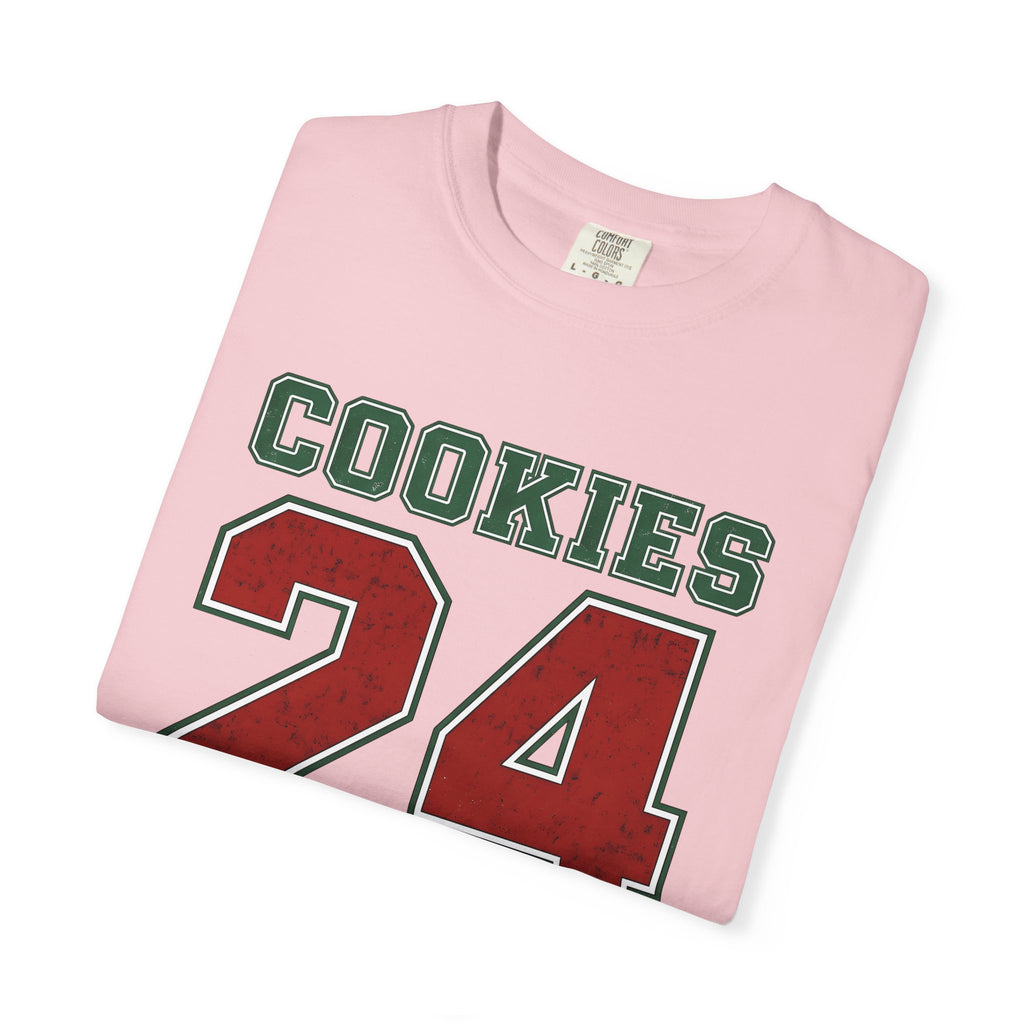 Varsity Numbers Shirt Christmas Baking Gift Women Vintage Tee Number T-Shirt Xmas Fan Cookie Graphic Retro Bold Text Tshirt