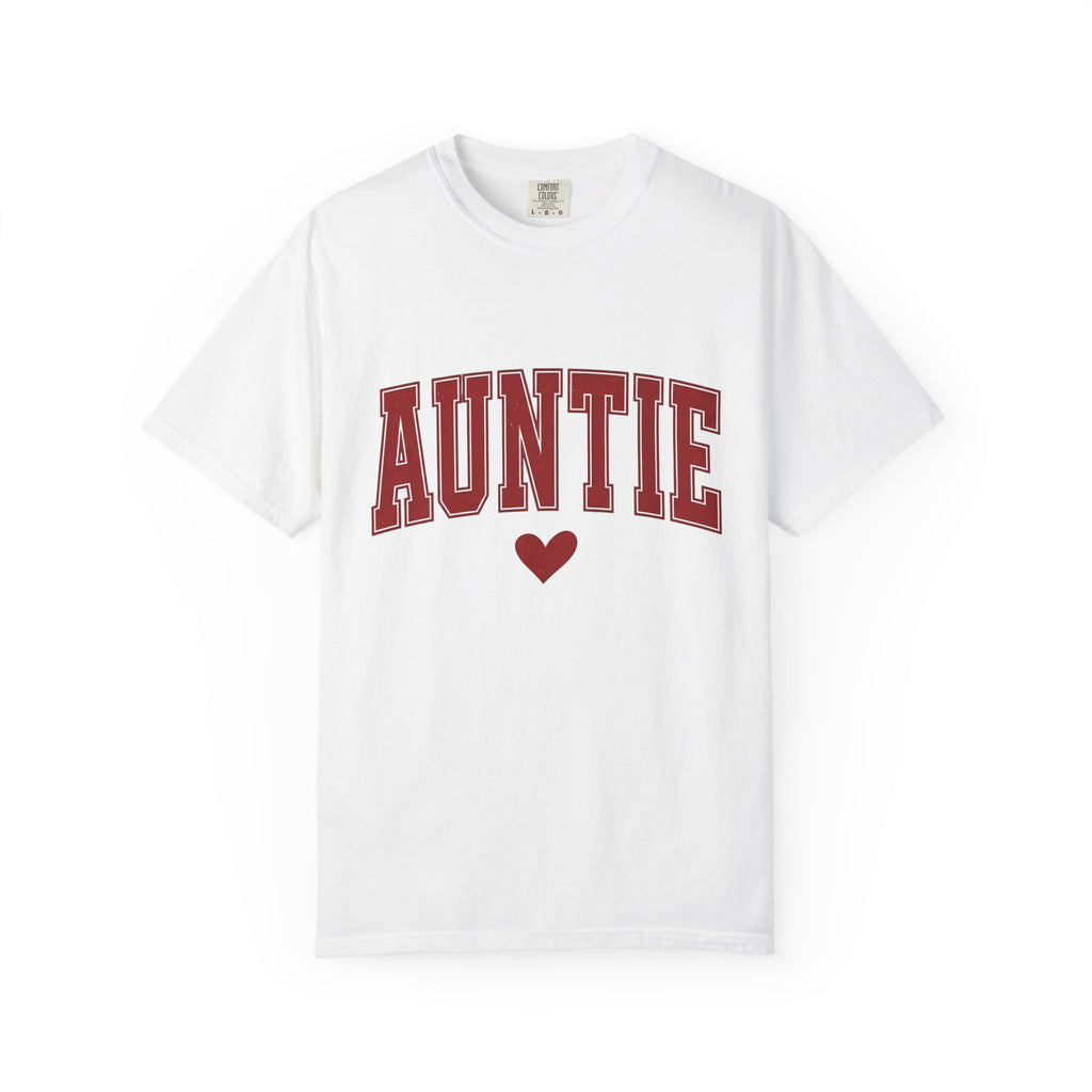 Varsity Font Heart Shirt St Valentine's Day Relatives Gift Women Heavy Tee Lettering T-Shirt Valentine Fan Typography Tshirt Family Graphic