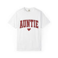 Varsity Font Heart Shirt St Valentine's Day Relatives Gift Women Heavy Tee Lettering T-Shirt Valentine Fan Typography Tshirt Family Graphic