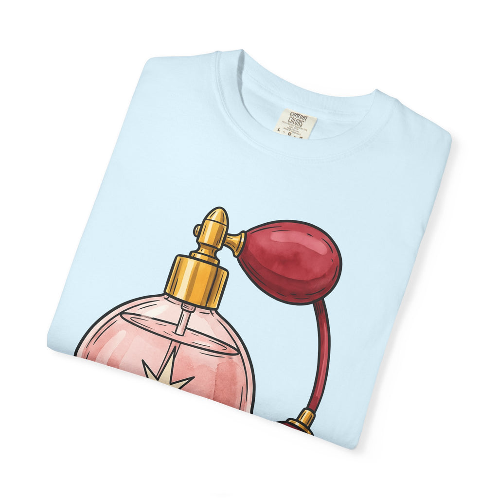Scent Bottle Shirt St. Valentine's Day Outfit Gift Women Acrylic Tee Perfume Bottle T-Shirt Valentine Fan Painted Tshirt Clothing Graphic