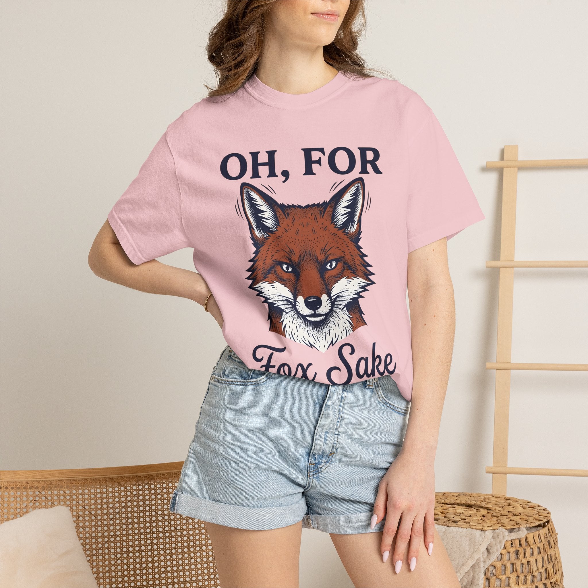 Fox Portrait Shirt Fox Fauna Gift Women Illustration Tee Fox T-Shirt Fox Fan Drawing Graphic Classic Beast Tshirt