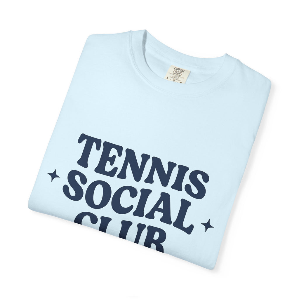 Old Text Design Shirt Tennis Squad Gift Women Distressed Tee Typography T-Shirt Player Enthusiast Vintage Tshirt Team Graphic Sleek Star