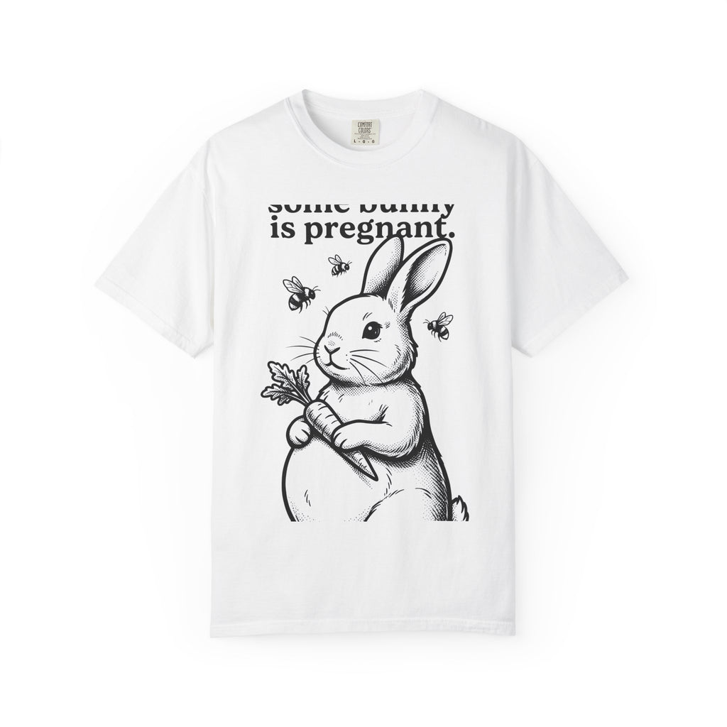 Expecting Rabbit Shirt Funny Wildlife Gift Women Sketch Tee Bunny T-Shirt Humor Fan Hare Graphic Retro Veggie Tshirt