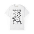 Expecting Rabbit Shirt Funny Wildlife Gift Women Sketch Tee Bunny T-Shirt Humor Fan Hare Graphic Retro Veggie Tshirt