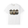 Owl Set Shirt Halloween Wildlife Gift Women Comic Tee Owl T-Shirt Horror Fan Cartoon Tshirt Wildlife Graphic Hand Drawn Cowboy Cap Tshirt