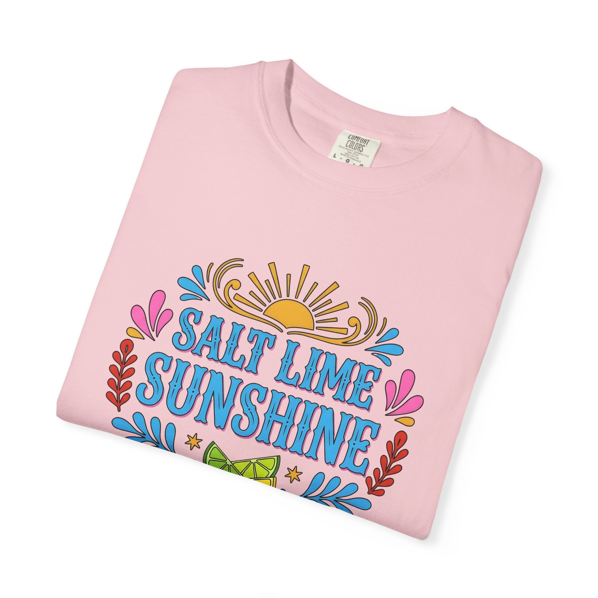 Lime Fruit Slice Shirt Summer Travel Gift Women Folk Tee Lime Wedge T-Shirt Vacation Fan Bohemian Tshirt Adventure Graphic Cartoon Floral