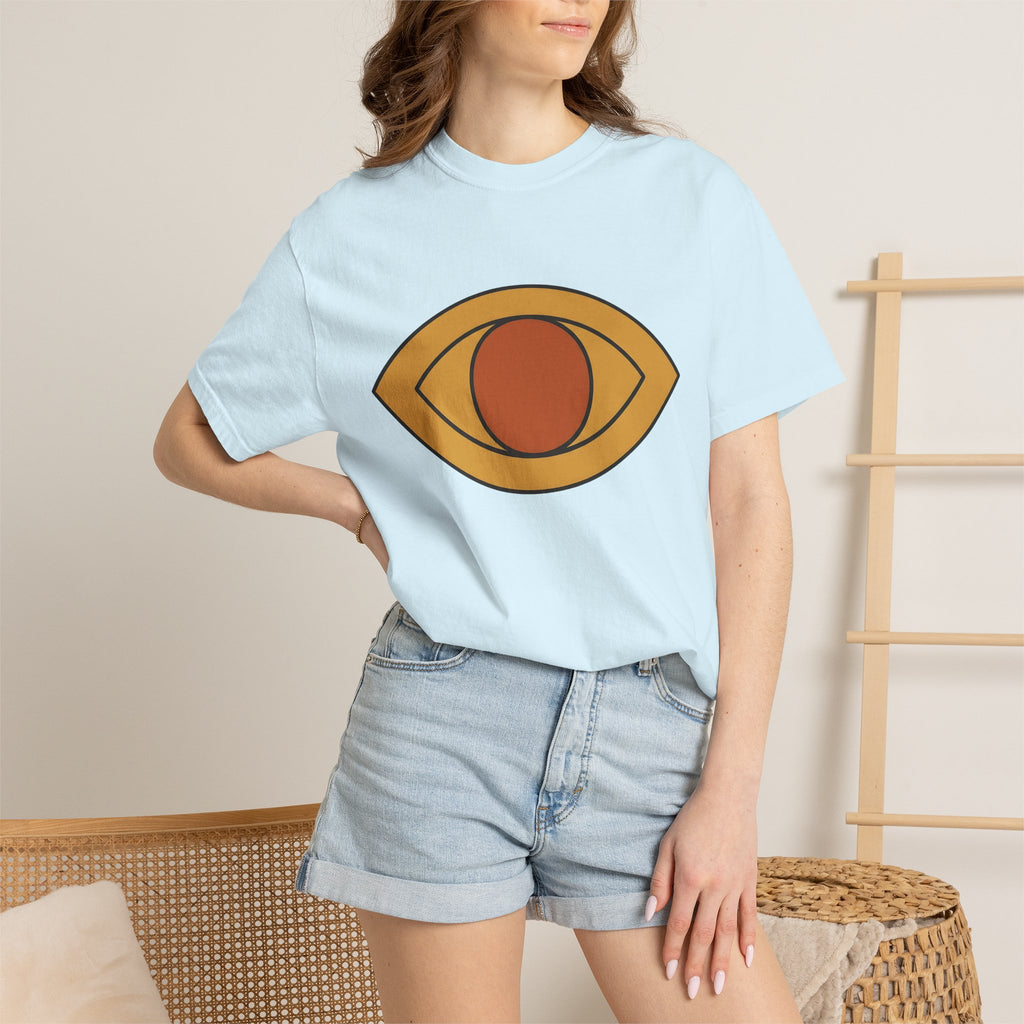 Eye Icon Shirt Geometric Modern Art Gift Women Simple Tee Eye T-Shirt Geometry Enthusiast Minimalist Tshirt Abstract Graphic Vintage Shape