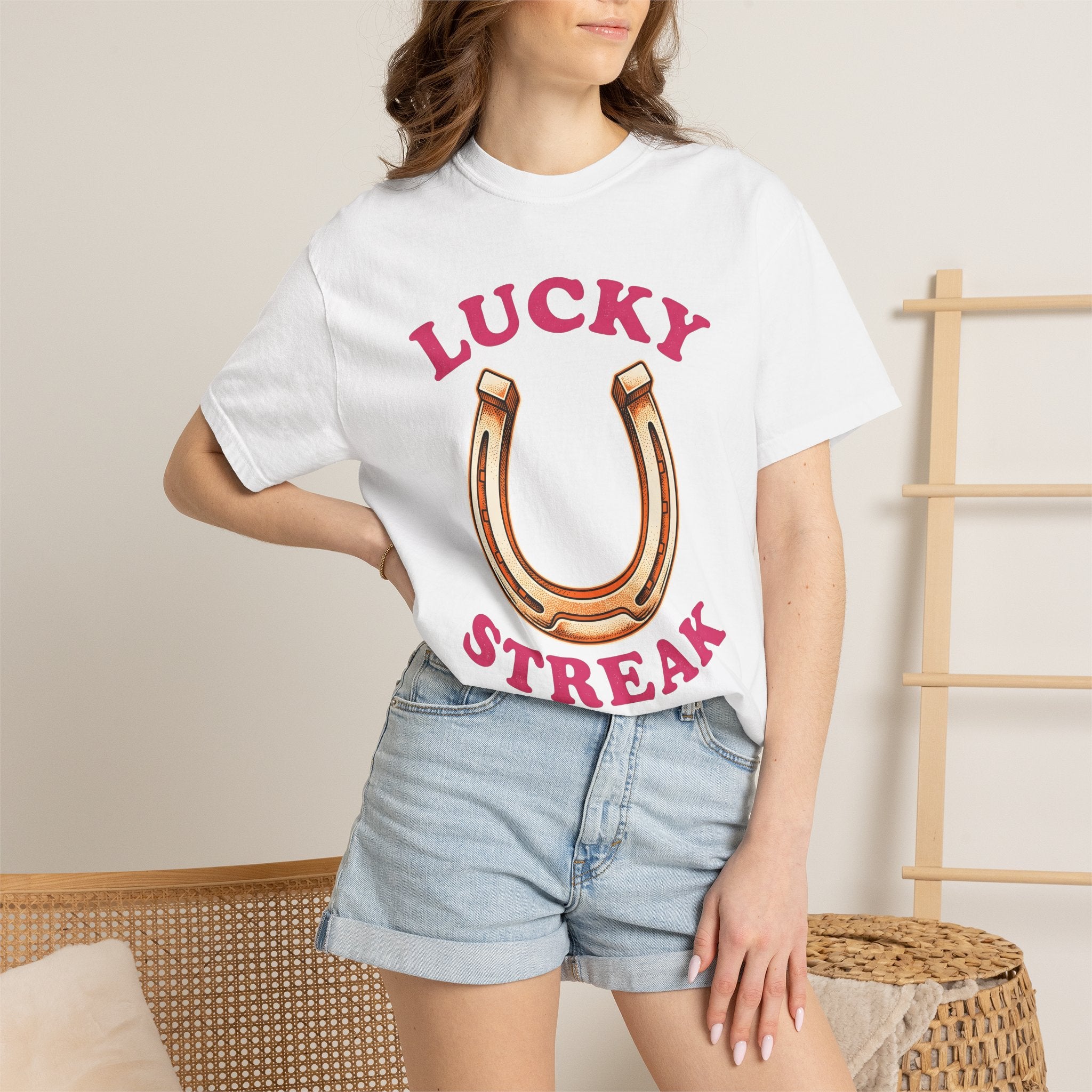 Horseshoe Shirt Cowgirl Western Gift Women Distressed Tee Horseshoe T-Shirt Rodeo Fan Vintage Tshirt Country Graphic Nostalgic Rodeo Tshirt