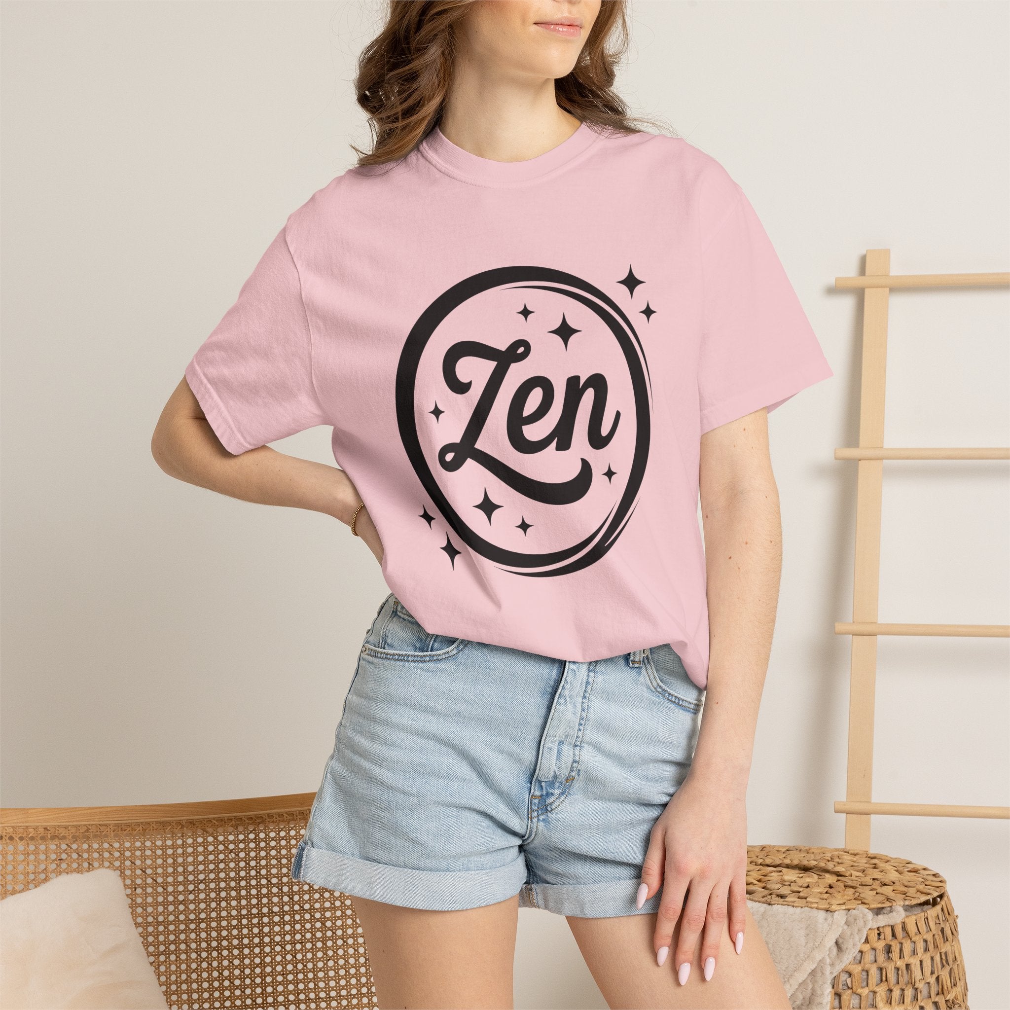 Celestial Ring Shirt Meditation Zen Gift Women Sleek Tee Halo T-Shirt Mindfulness Enthusiast Minimalist Tshirt Peace Graphic Abstract Shine
