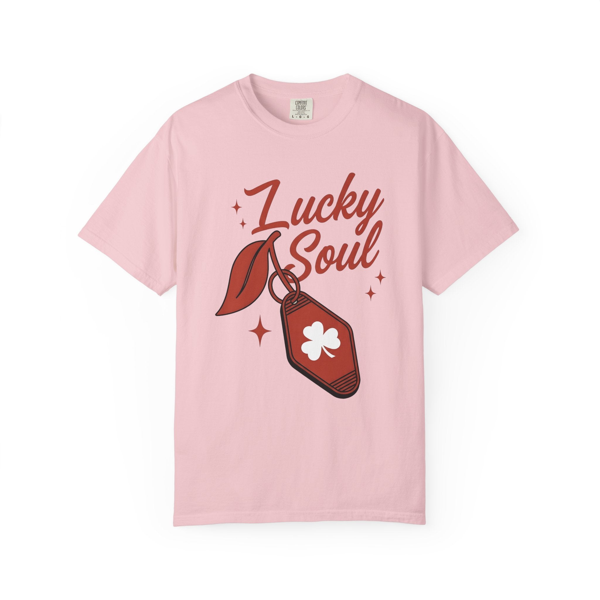 Clover Label Shirt St. Patrick's Day Fortune Gift Women Classic Tee Shamrock T-Shirt Luck Fan Vintage Tshirt Prosperity Graphic Old School