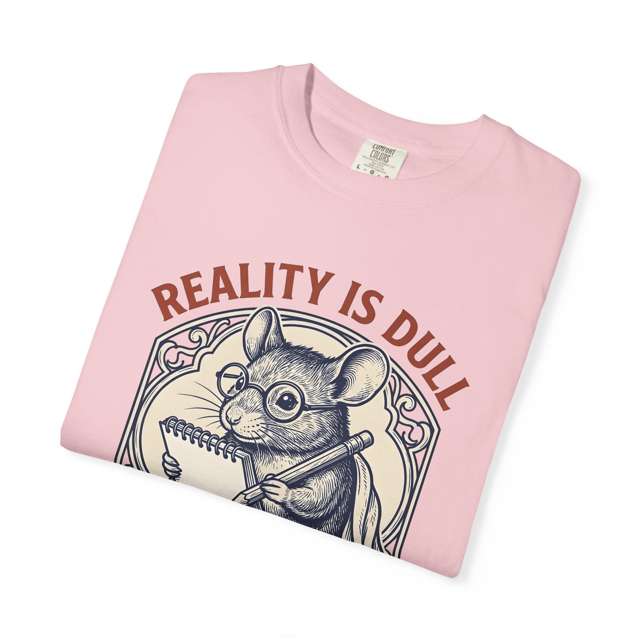 Mouse Sketch Shirt Cute Illustrator Gift Women Retro Tee Rodent T-Shirt Adorable Fan Vintage Tshirt Artist Graphic Doodle Spectacles Tshirt