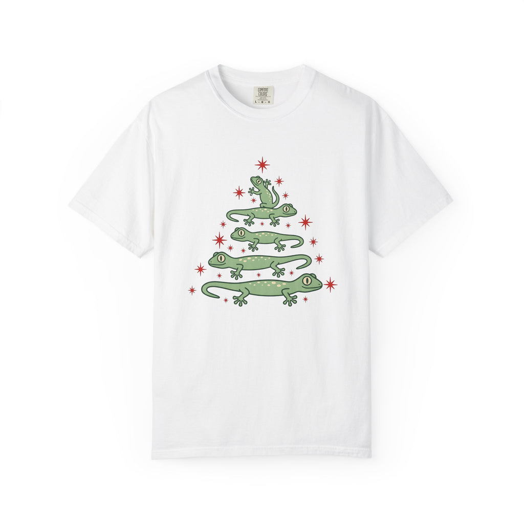 Gecko Group Shirt Christmas Pets Gift Women Cute Tee Lizard T-Shirt Xmas Fan Geckos Graphic Cute Tshirt Clean Twinkles Tshirt