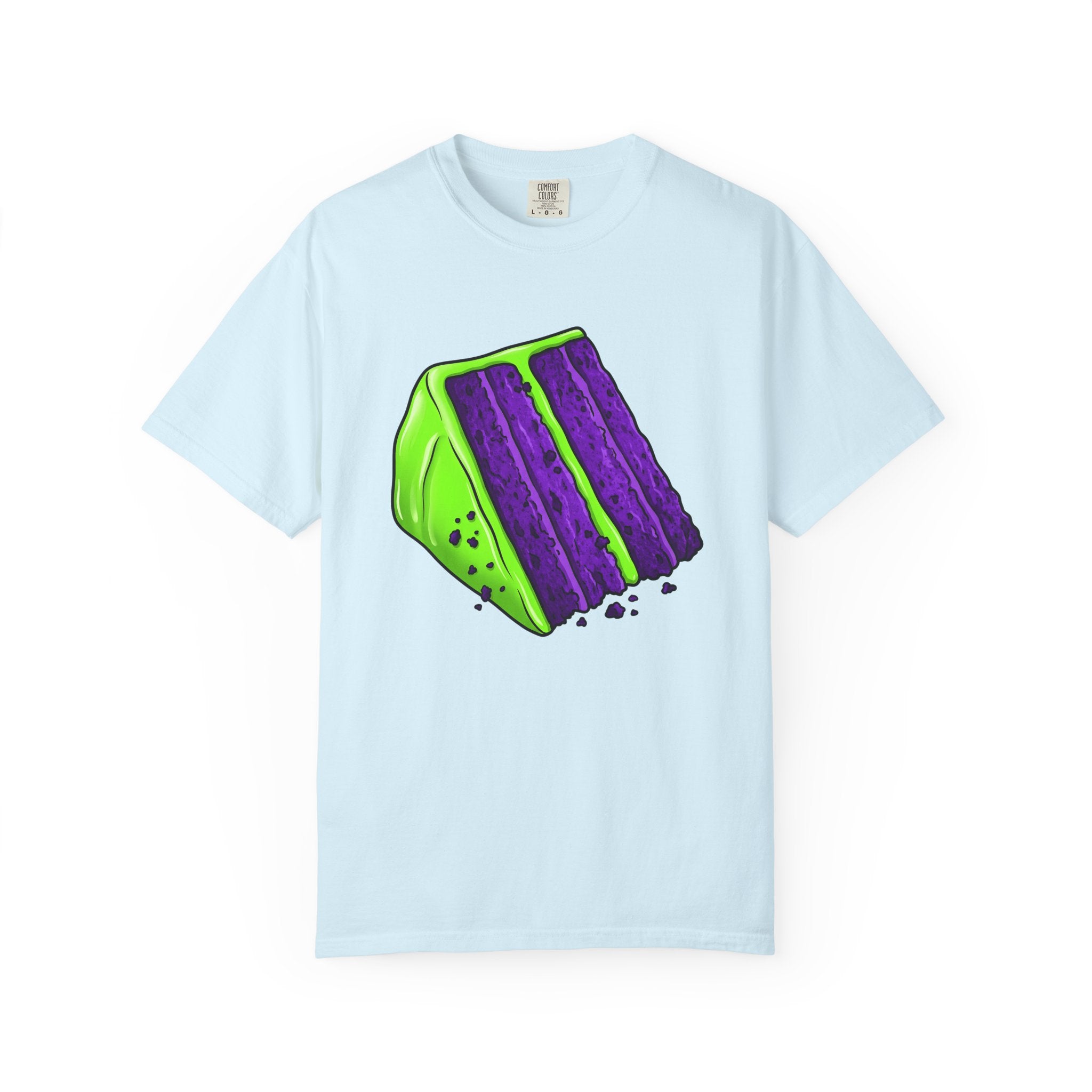 Cake Piece Shirt Desserts Pastries Gift Women Hand Drawn Tee Cake Slice T-Shirt Dessert Fan Illustrated Tshirt Pastry Design Brush Stroke